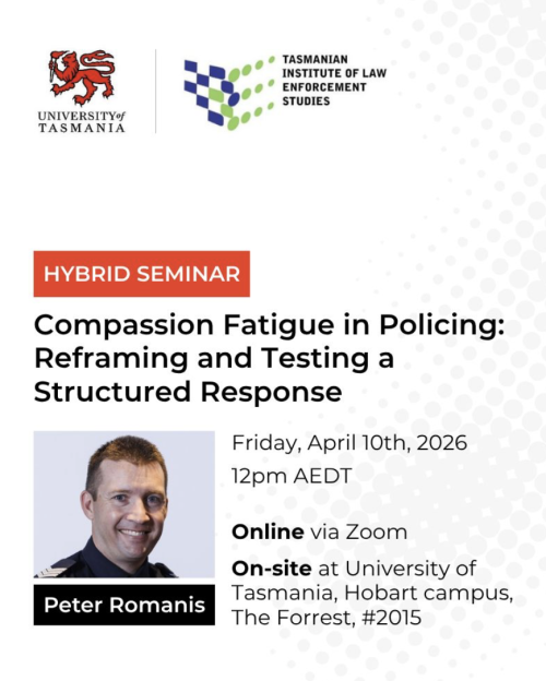 Seminar Alert: Compassion Fatigue in Policing – GLEPHA